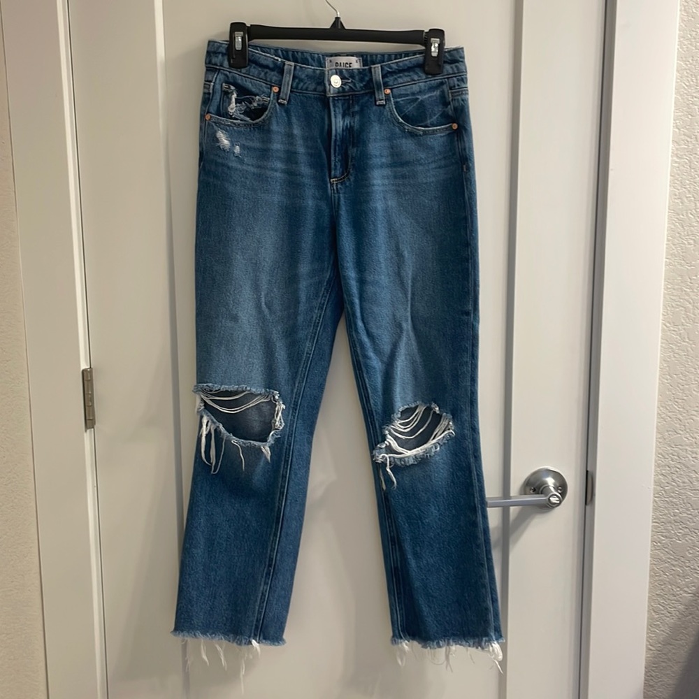 Paige straight leg jeans